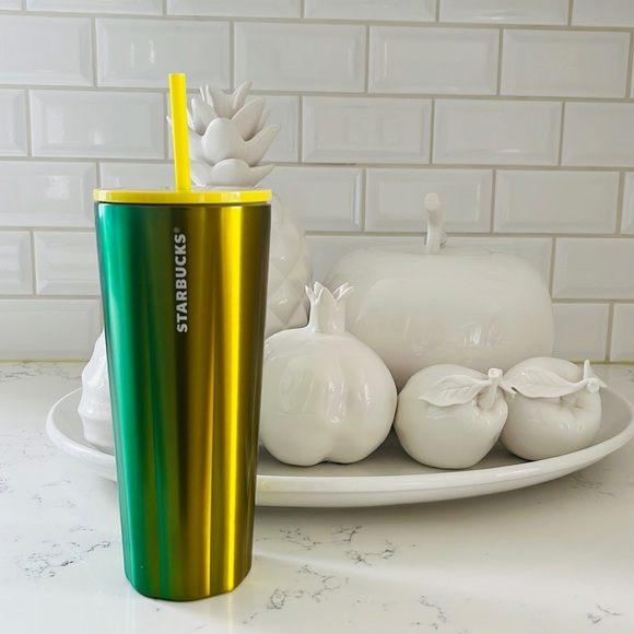 Starbucks Green Steel Holographic Tumbler - Picture 3 of 10